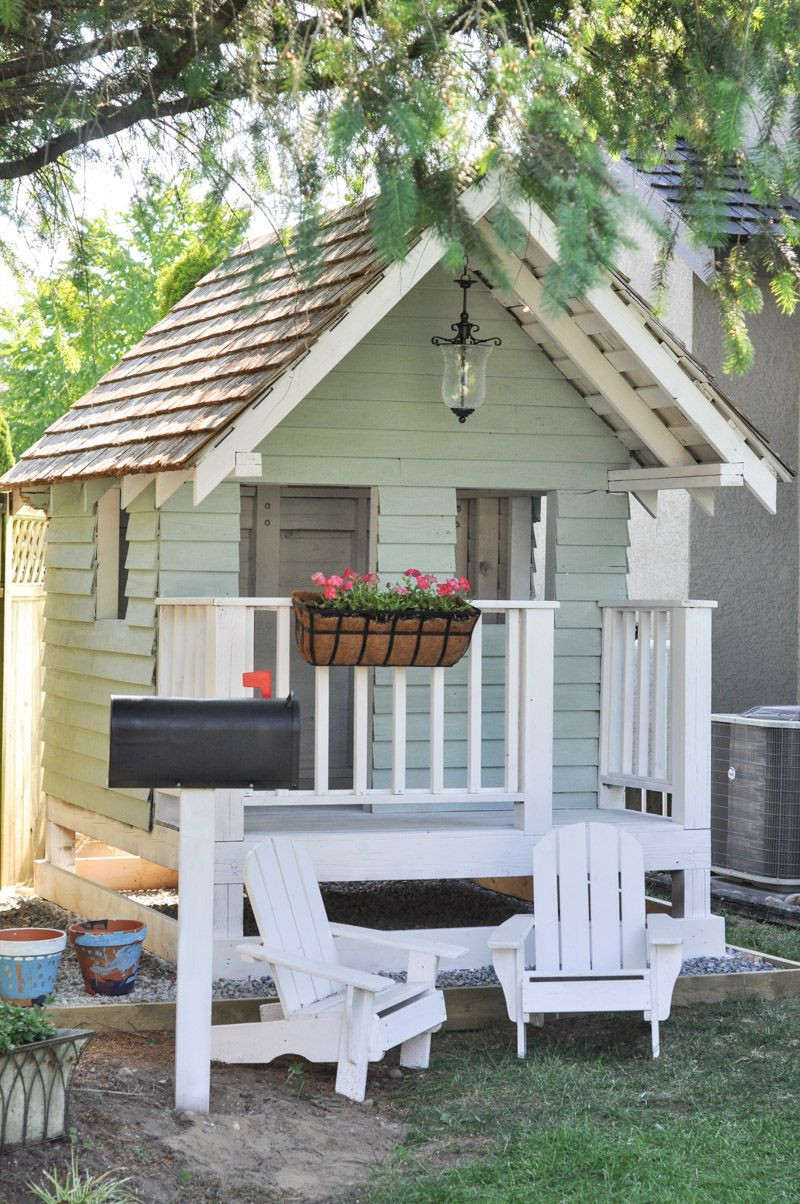 Best ideas about DIY Kids Outdoor Playhouse
. Save or Pin The Playhouse Project Part Deux Outdoor Accessories Now.