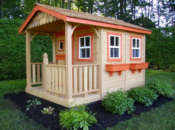 Best ideas about DIY Kids Outdoor Playhouse
. Save or Pin DIY Designs Kids Pallet Playhouse Plans Now.