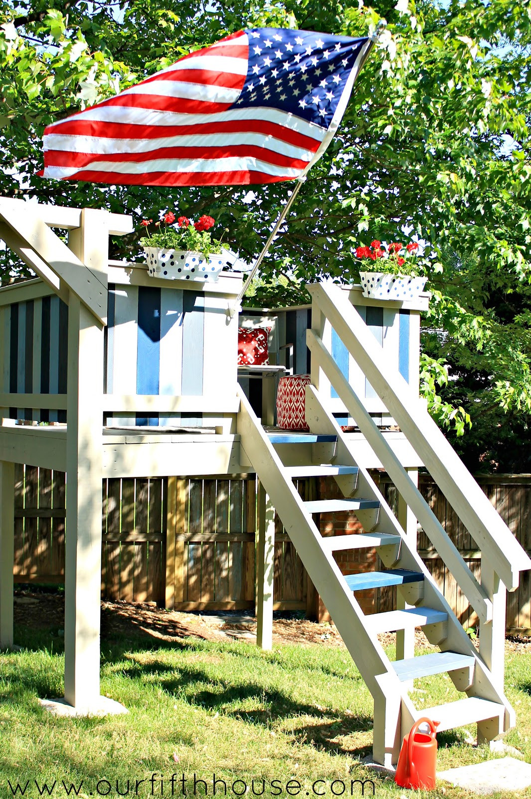 Best ideas about DIY Kids Outdoor Playhouse
. Save or Pin DIY Swing Set & Playhouse Now.