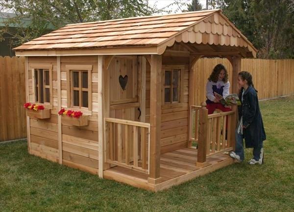 Best ideas about DIY Kids Outdoor Playhouse
. Save or Pin DIY Designs Kids Pallet Playhouse Plans Now.