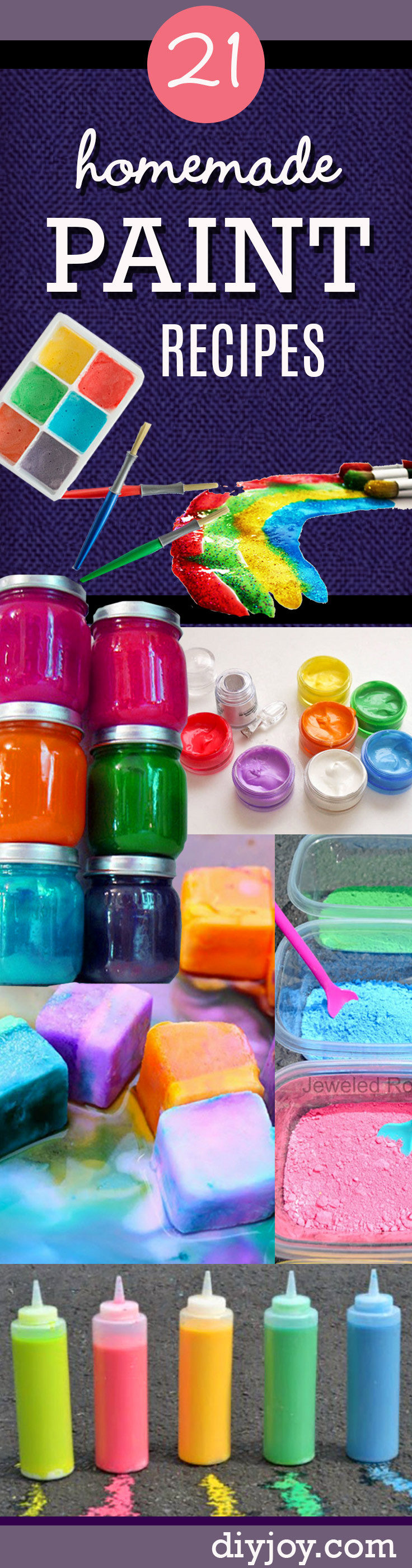 Best ideas about DIY Kids Paint
. Save or Pin 21 Easy DIY Paint Recipes Your Kids Will Go Crazy For Now.