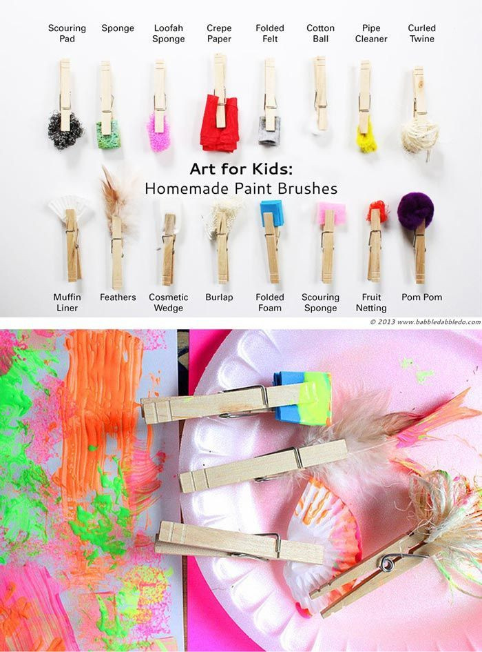 Best ideas about DIY Kids Paint
. Save or Pin STEAM Challenge For Kids Make DIY Paint Brushes Now.