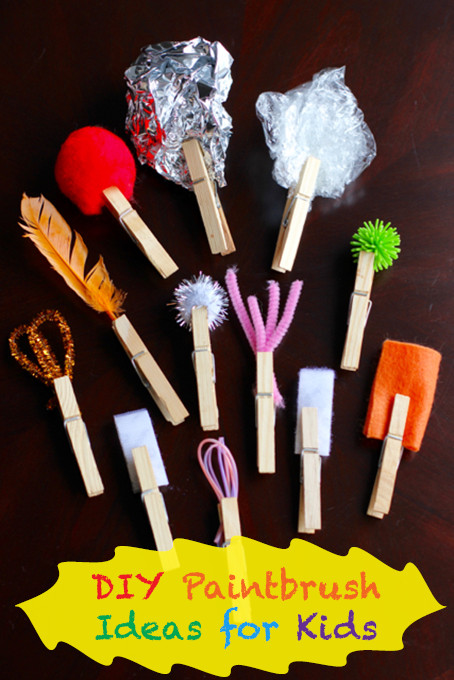 Best ideas about DIY Kids Paint
. Save or Pin DIY Paintbrushes for Kids Crafts Now.