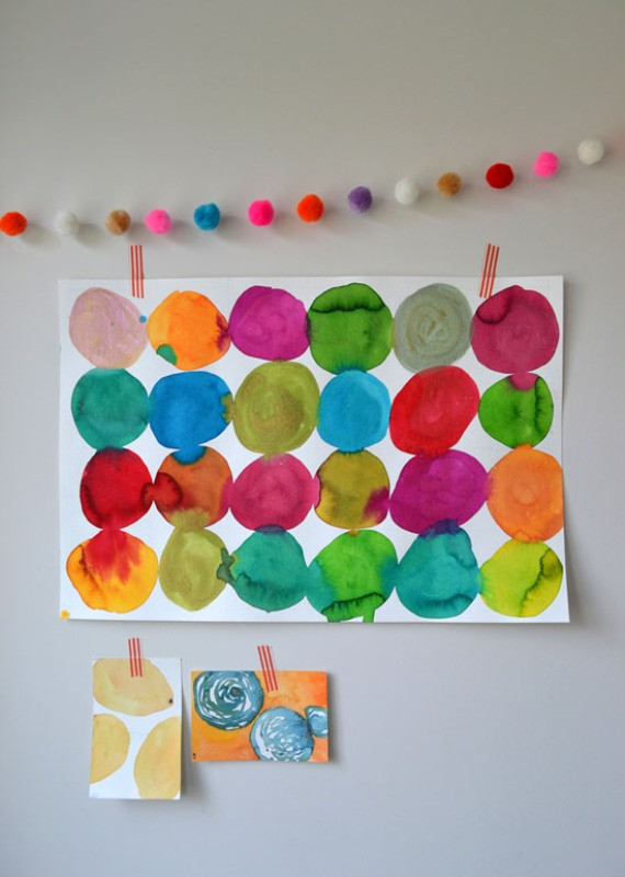 Best ideas about DIY Kids Paint
. Save or Pin Funny DIY For Kids Watercolor Circle Paintings Now.