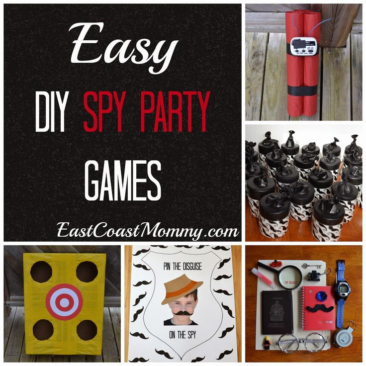 Best ideas about DIY Kids Party Games
. Save or Pin DIY Spy Party 5 easy and inexpensive games Now.
