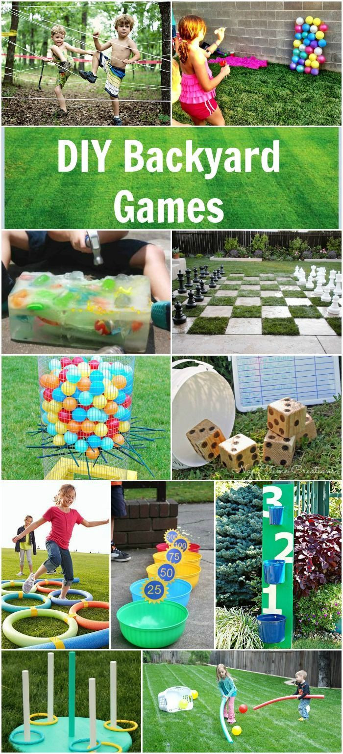 Best ideas about DIY Kids Party Games
. Save or Pin DIY Backyard Games Field Day ideas Pinterest Now.