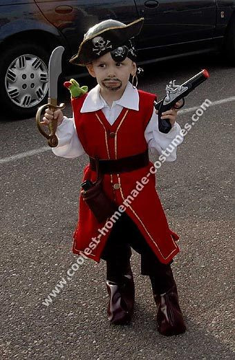 Best ideas about DIY Kids Pirate Costume
. Save or Pin 10 Cool Homemade Pirate Costume Ideas for Halloween Now.