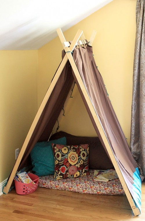 Best ideas about DIY Kids Play Tent
. Save or Pin 10 Cool DIY Play Tents For Your Kids Now.
