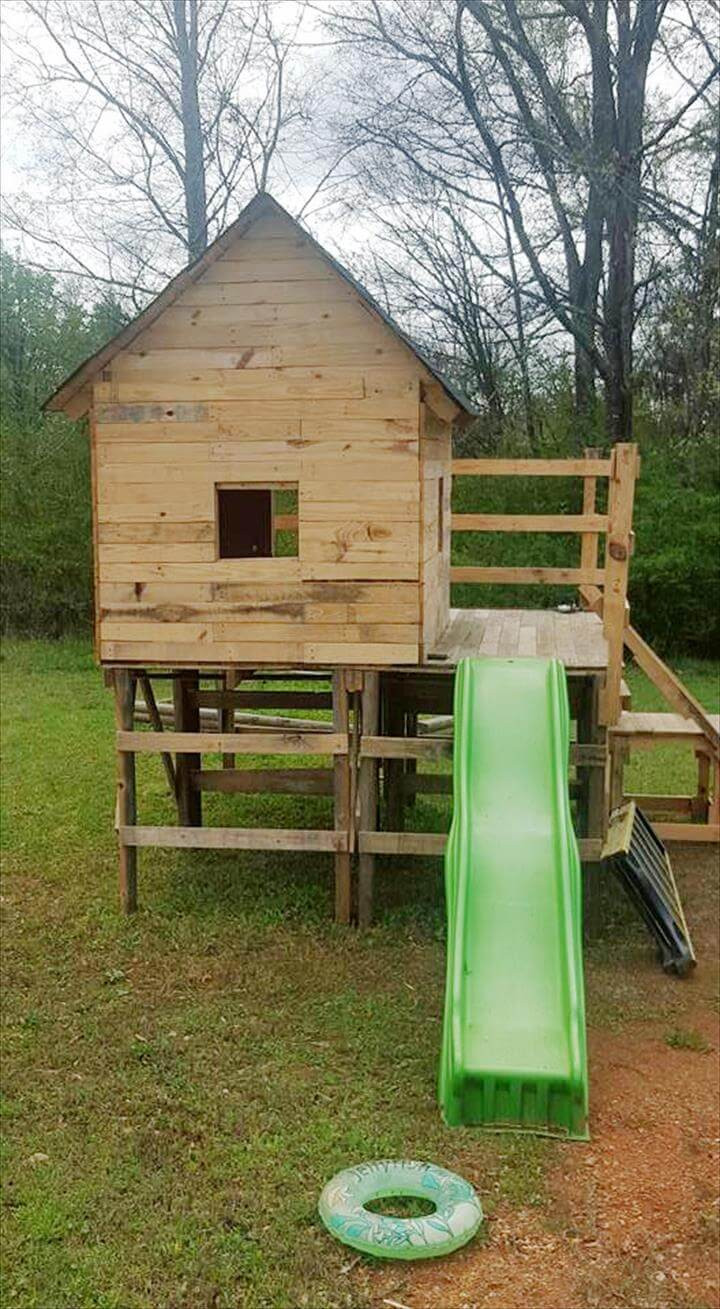 Best ideas about DIY Kids Playhouse
. Save or Pin DIY Kids Pallet Playhouse Now.