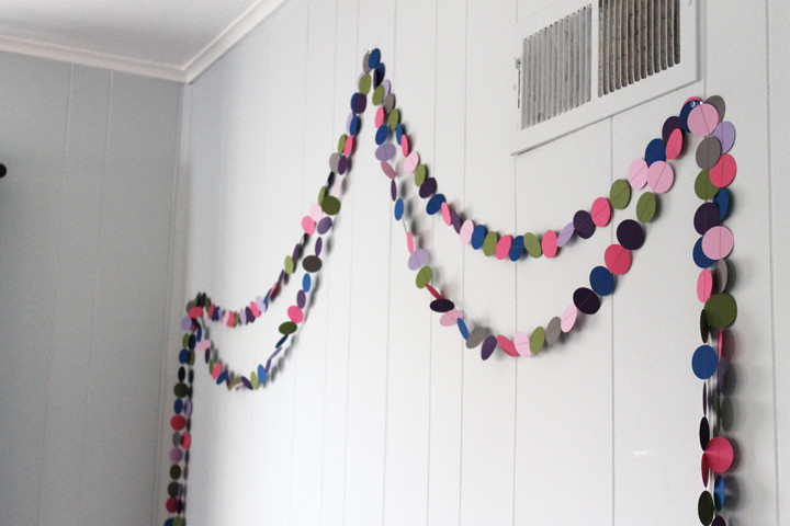 Best ideas about DIY Kids Room Decorations
. Save or Pin DIY Circle Garland A Cheap and Easy Kid s Room Decorating Now.