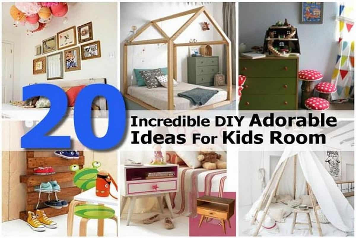 Best ideas about DIY Kids Room Ideas
. Save or Pin 20 Incredible DIY Adorable Ideas For Kids Room Now.