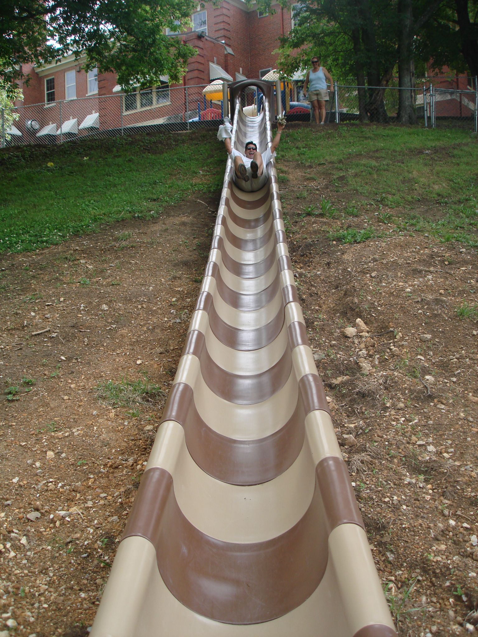Best ideas about DIY Kids Slide
. Save or Pin Here s an amazing hillside slide built right onto the Now.