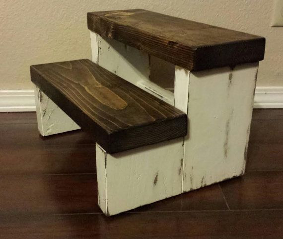 Best ideas about DIY Kids Step Stool
. Save or Pin rustic stepstool wood stool farmhouse style step by Now.