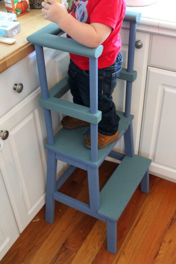 Best ideas about DIY Kids Step Stool
. Save or Pin Kitchen Helper Stool Toddler Stool DIY Ikea Hack Ikea Now.