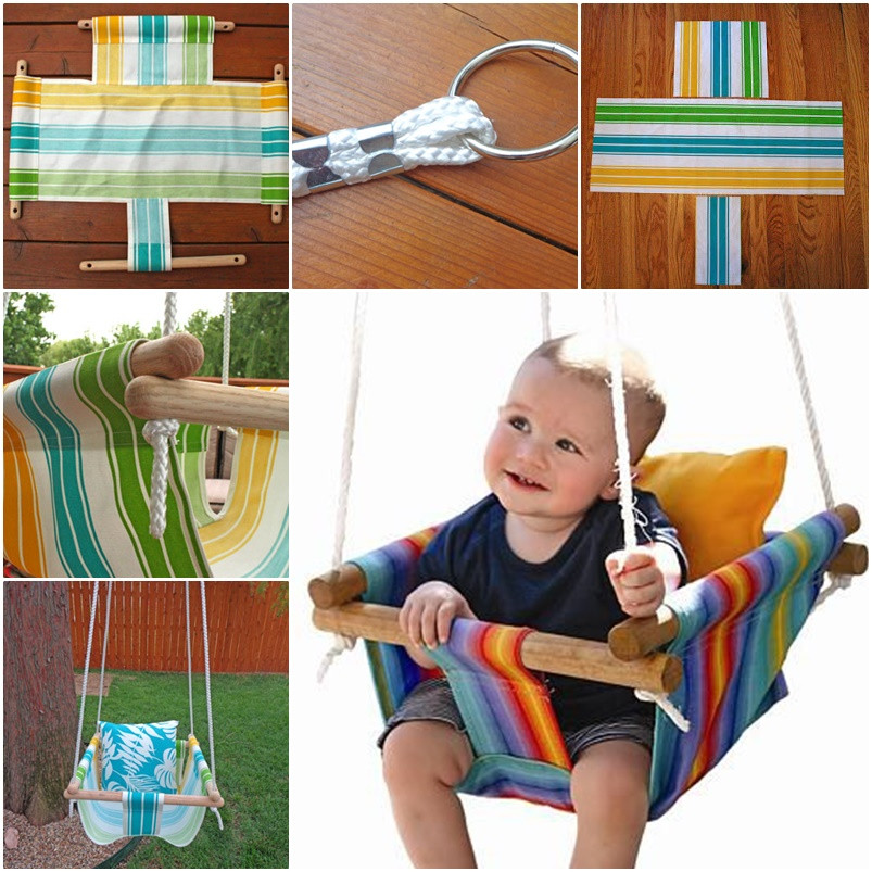 Best ideas about DIY Kids Swing
. Save or Pin Wonderful DIY Hammock Type Baby Swing Now.
