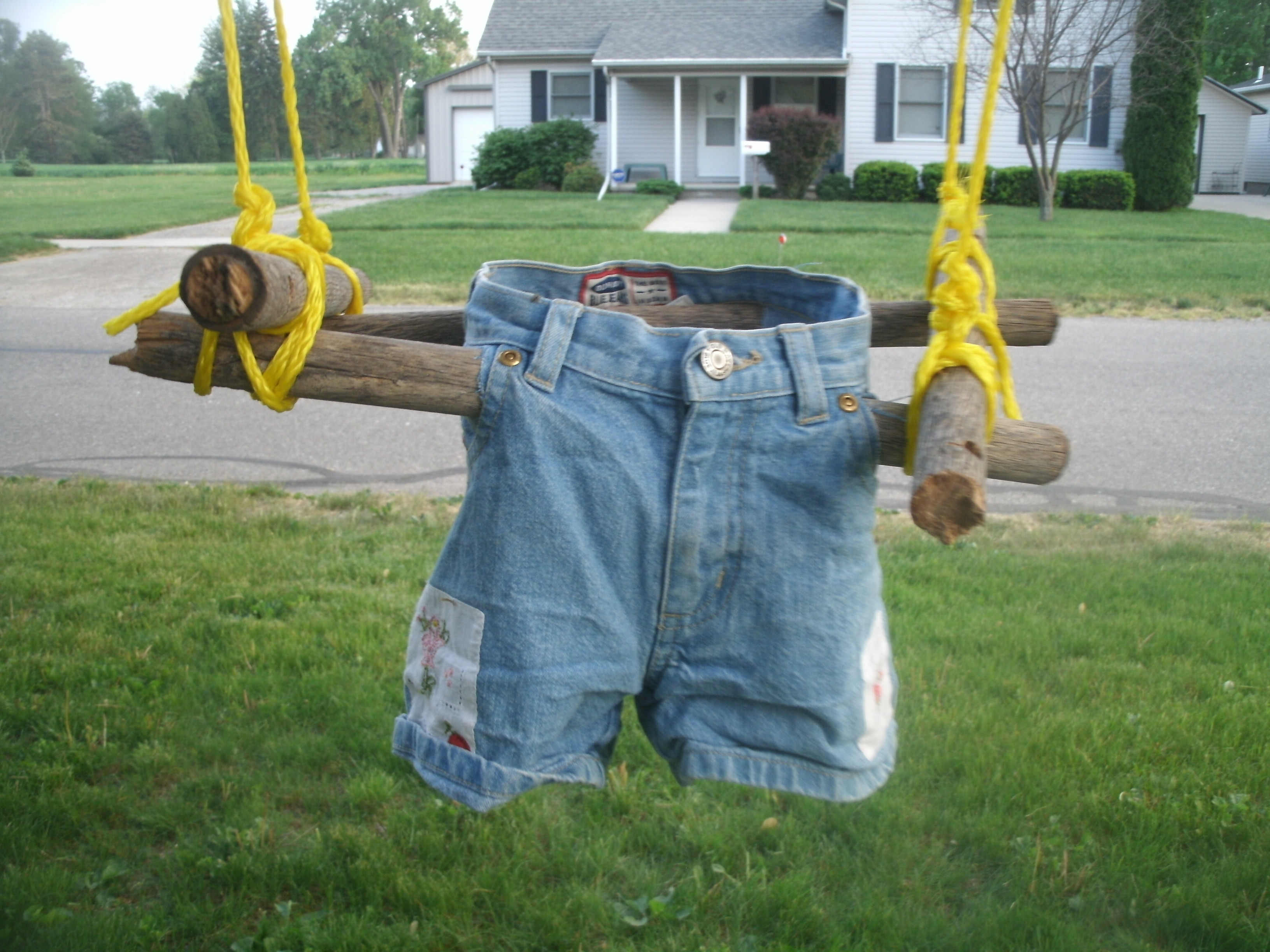 Best ideas about DIY Kids Swing
. Save or Pin DIY Toddler Swing From Recycled Materials Now.