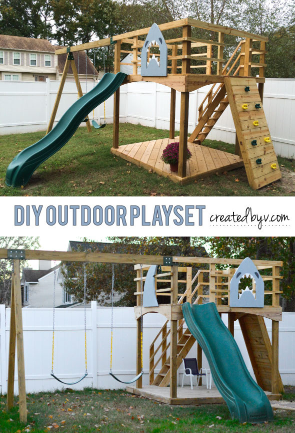 Best ideas about DIY Kids Swing Set
. Save or Pin 15 Awesome Backyard DIY Projects Now.