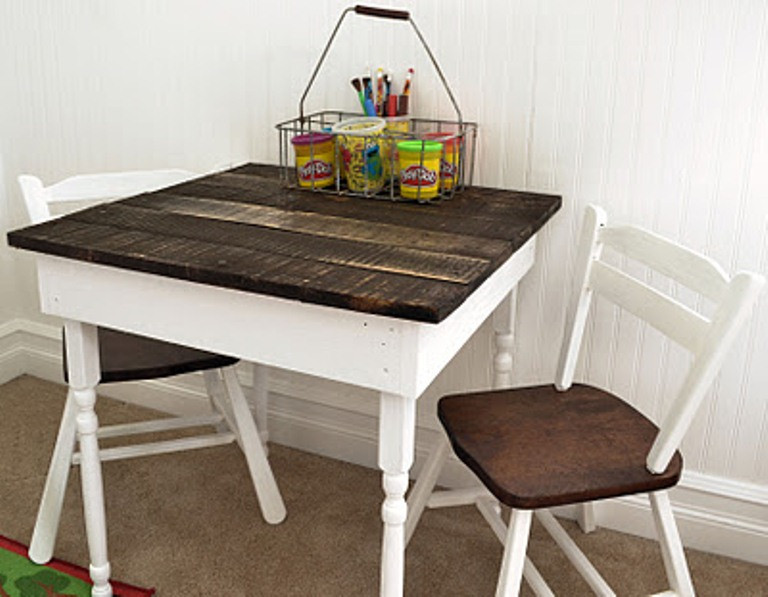 Best ideas about DIY Kids Table And Chairs
. Save or Pin Picture DIY kids’ pallet dining table with chairs Now.