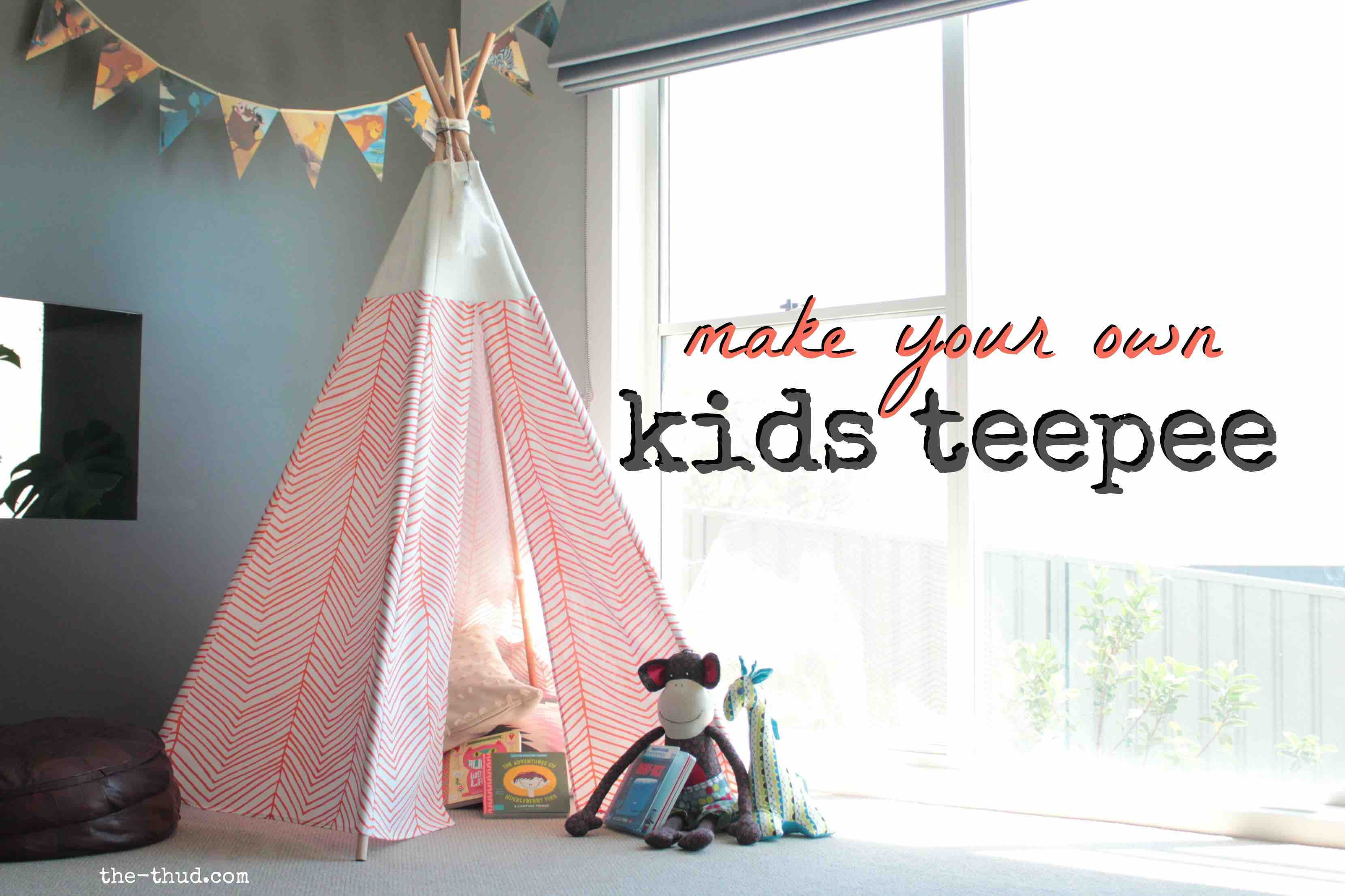 Best ideas about DIY Kids Teepee
. Save or Pin DIY Kids Teepee The Thud Now.