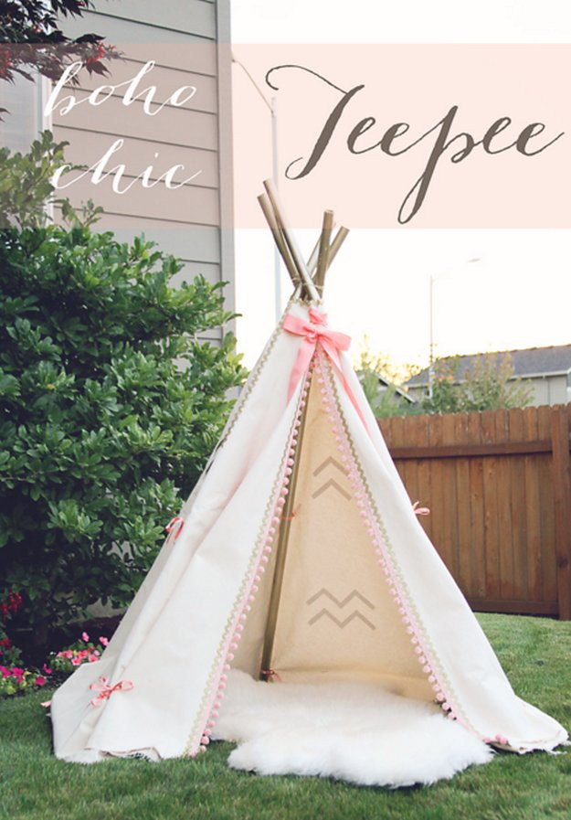 Best ideas about DIY Kids Teepee
. Save or Pin 12 Fun DIY Teepee Ideas for Kids DIY Ready Now.