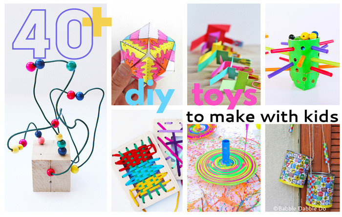 Best ideas about DIY Kids Toys
. Save or Pin 40 The Best DIY Toys To Make With Kids Babble Dabble Do Now.