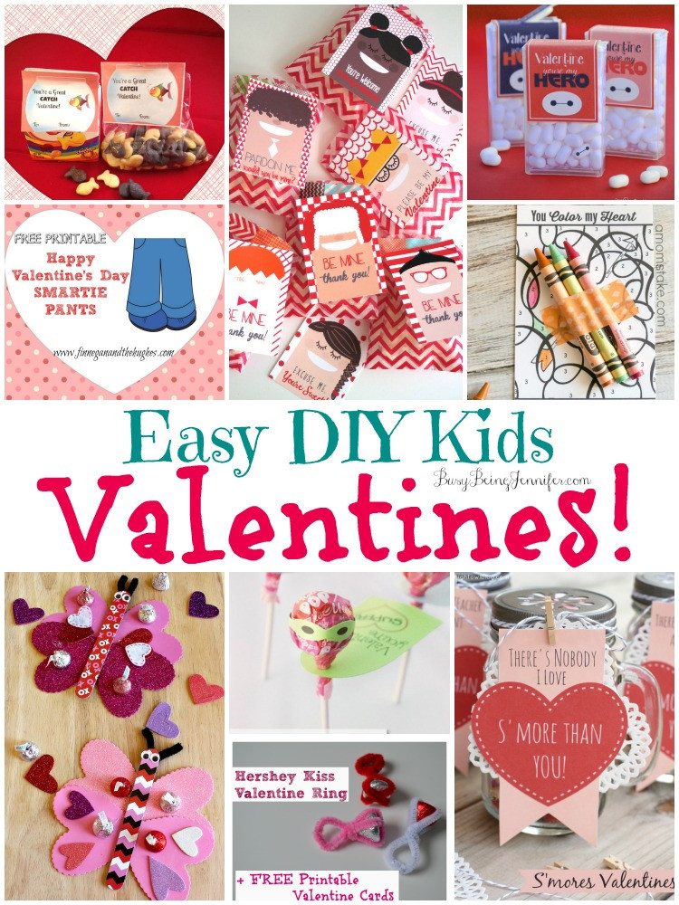 Best ideas about DIY Kids Valentines
. Save or Pin Easy DIY Kids Valentines Busy Being Jennifer Now.