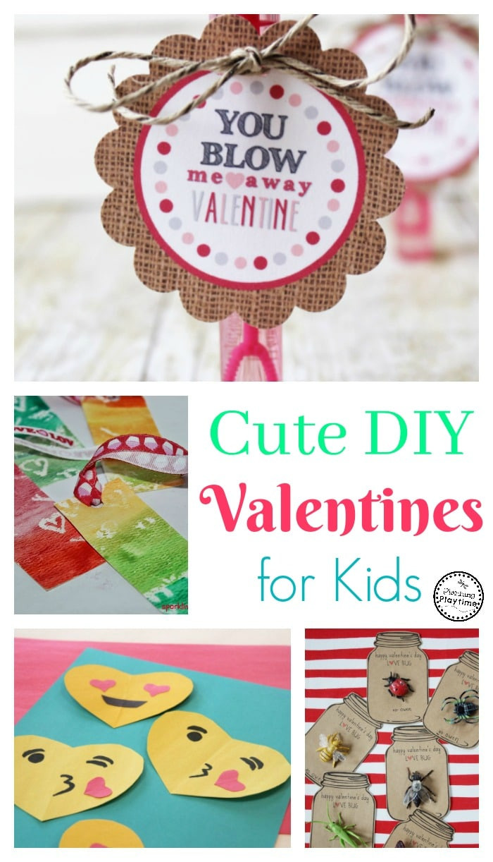 Best ideas about DIY Kids Valentines
. Save or Pin Cute DIY Valentines for Kids Planning Playtime Now.