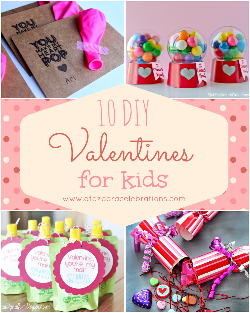 Best ideas about DIY Kids Valentines
. Save or Pin Valentine’s Day – Page 2 – A to Zebra Celebrations Now.