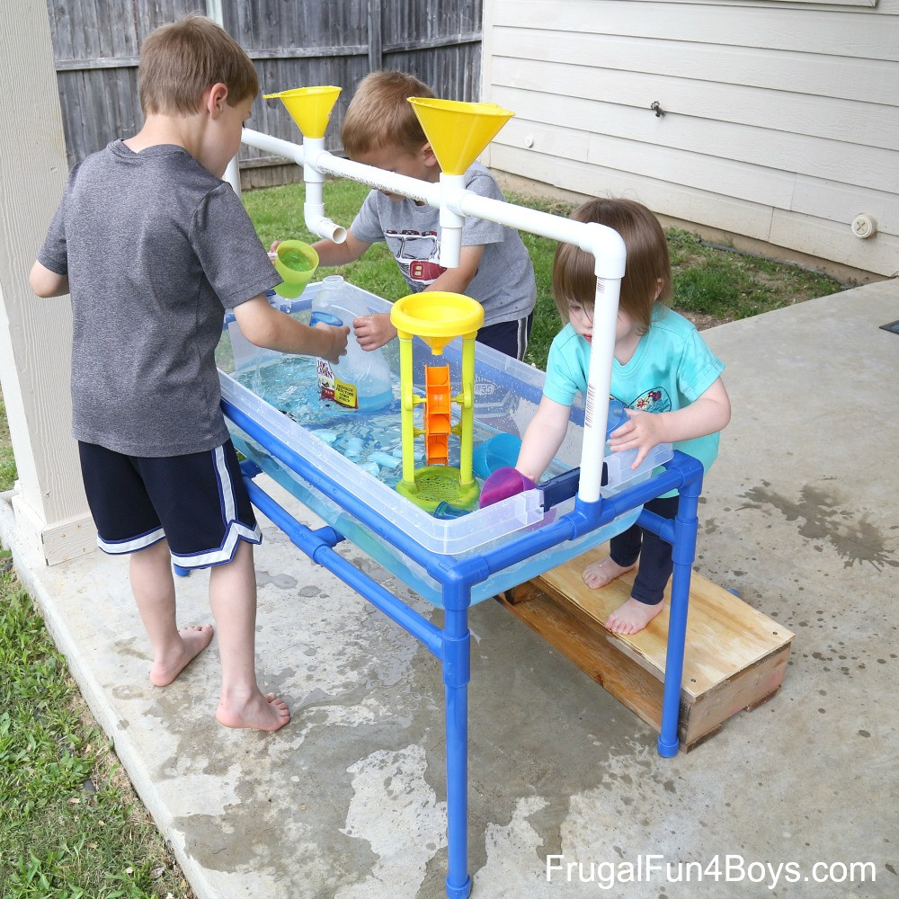 Best ideas about DIY Kids Water Table
. Save or Pin How to Make a PVC Pipe Sand and Water Table Frugal Fun Now.