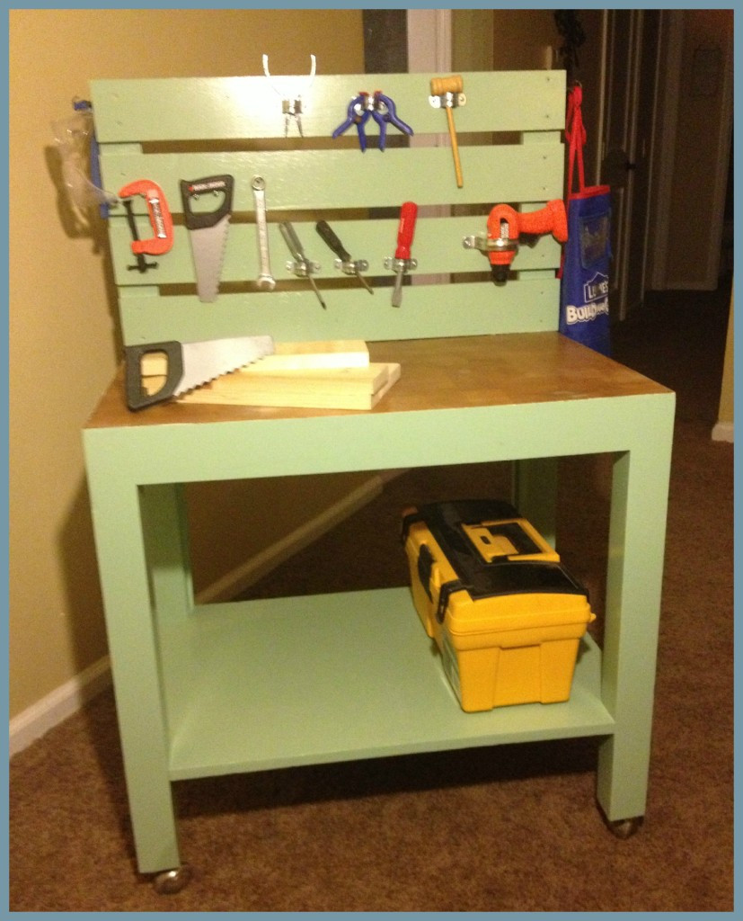 Best ideas about DIY Kids Work Bench
. Save or Pin DIY Kids Workbench Painted Vintage Now.