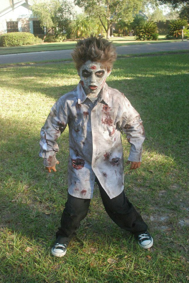 Best ideas about DIY Kids Zombie Costume
. Save or Pin Diy zombie costume bray wants to be zombies this yr Now.