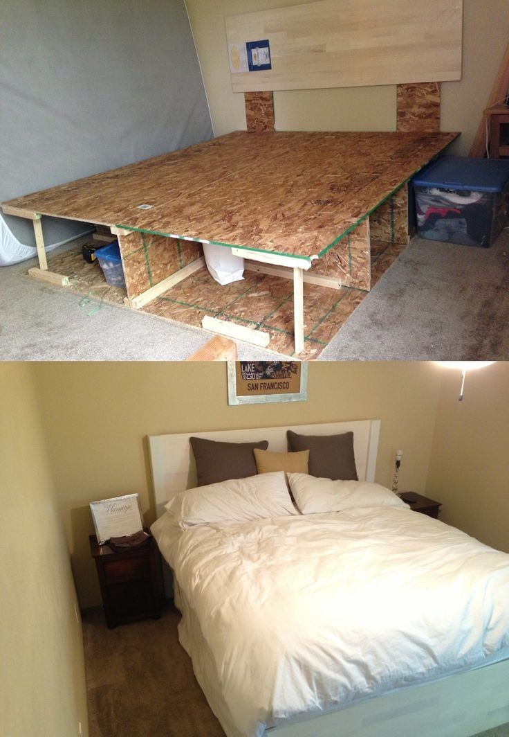 Best ideas about DIY King Bed Frame With Storage
. Save or Pin 47 Homemade Bed Frame With Storage King Size Platform Bed Now.