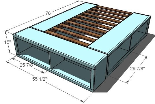 Best ideas about DIY King Bed Frame With Storage Plans
. Save or Pin Ana White Now.