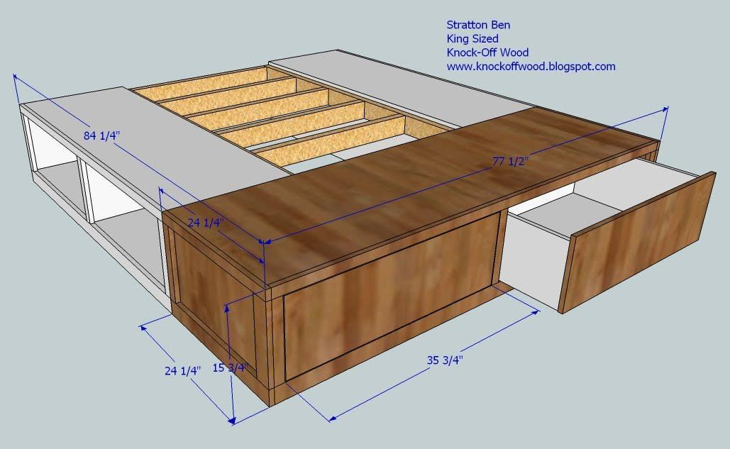 Best ideas about DIY King Bed Frame With Storage
. Save or Pin Ana White Now.