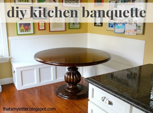 Best ideas about DIY Kitchen Banquette
. Save or Pin That s My Letter DIY Kitchen Banquette Now.