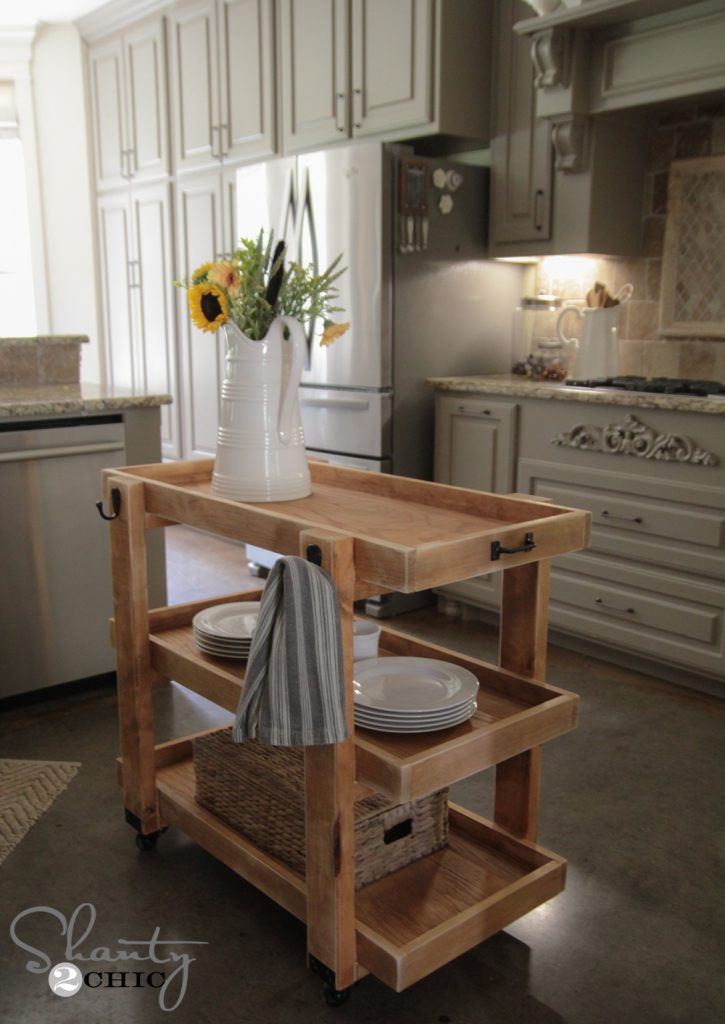 Best ideas about DIY Kitchen Cart Plans
. Save or Pin DIY Rolling Storage Cart Shanty 2 Chic Now.
