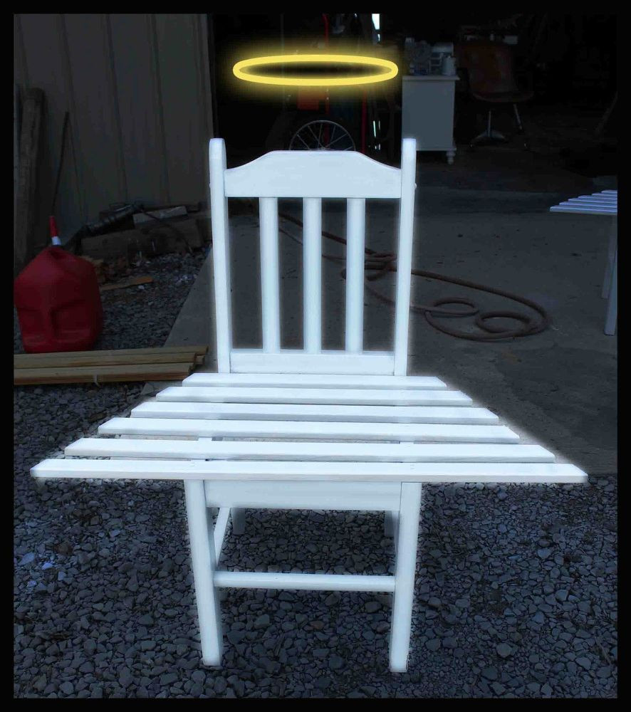 Best ideas about DIY Kitchen Chairs
. Save or Pin Tree Bench Made From Kitchen Chairs Now.