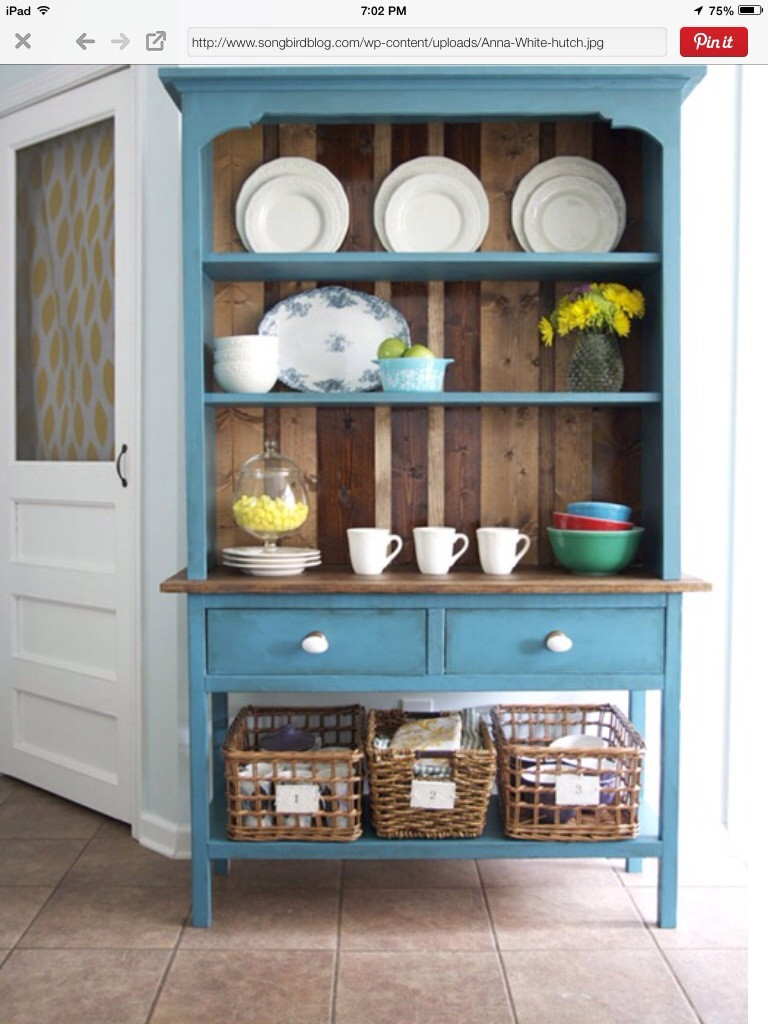 Best ideas about DIY Kitchen Hutch
. Save or Pin 1980’s dresser mirror into hutch Now.