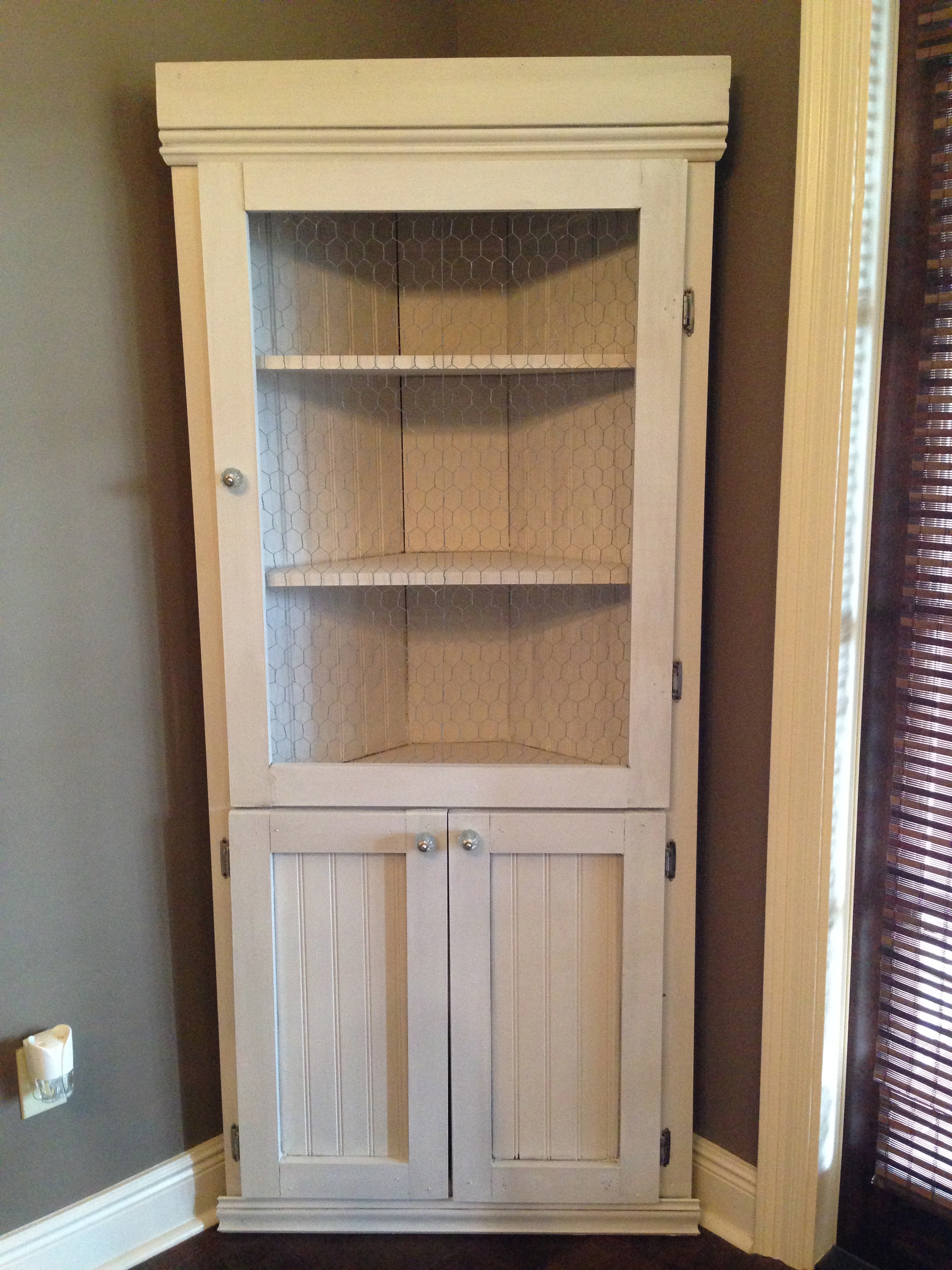 Best ideas about DIY Kitchen Hutch
. Save or Pin DIY Corner Hutch Now.