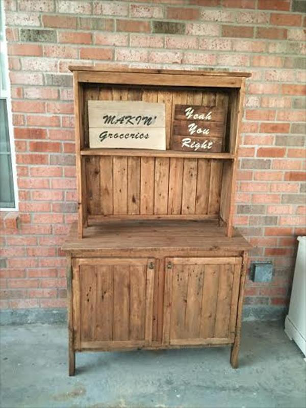 Best ideas about DIY Kitchen Hutch Plans
. Save or Pin Wooden Kitchen Pallet Hutch Now.