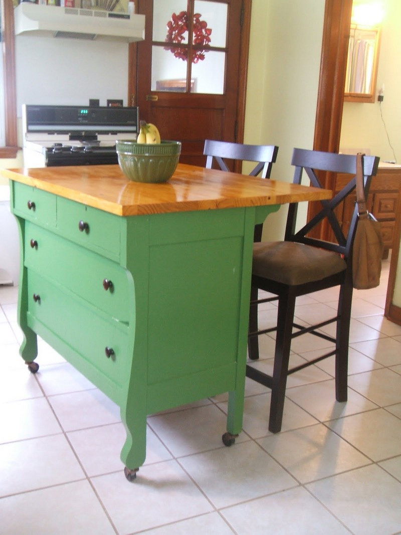 Best ideas about DIY Kitchen Island From Dresser
. Save or Pin DIY Dresser Kitchen Island Now.