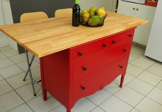 Best ideas about DIY Kitchen Island From Dresser
. Save or Pin DIY Kitchen Island 5 You Can Make Bob Vila Now.