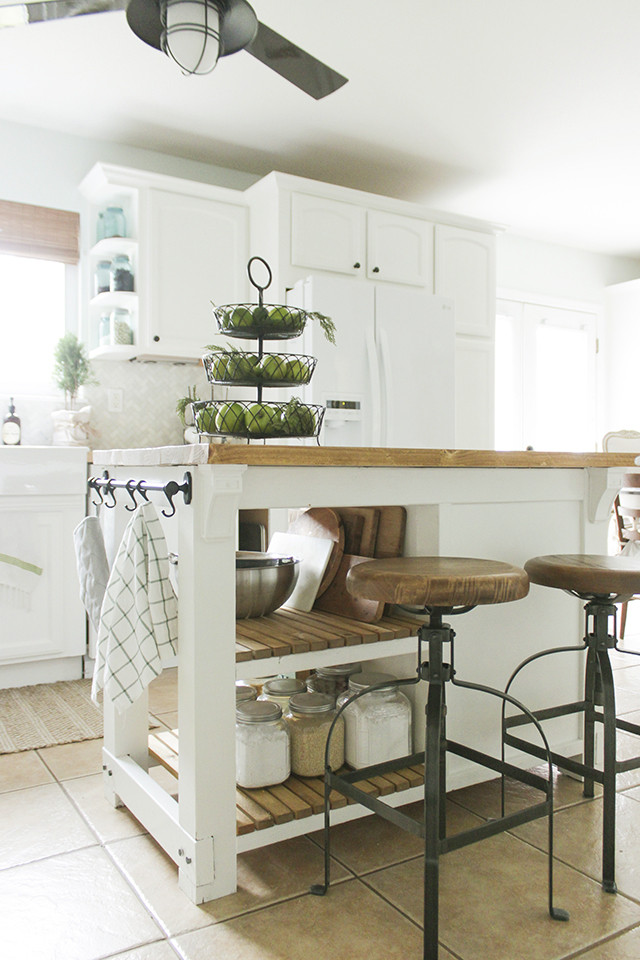 Best ideas about DIY Kitchen Islands
. Save or Pin DIY Kitchen Island with Trash Storage Shades of Blue Now.