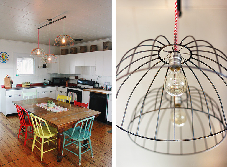 Best ideas about DIY Kitchen Lights
. Save or Pin DIY Wire Basket Lights The Merrythought Now.