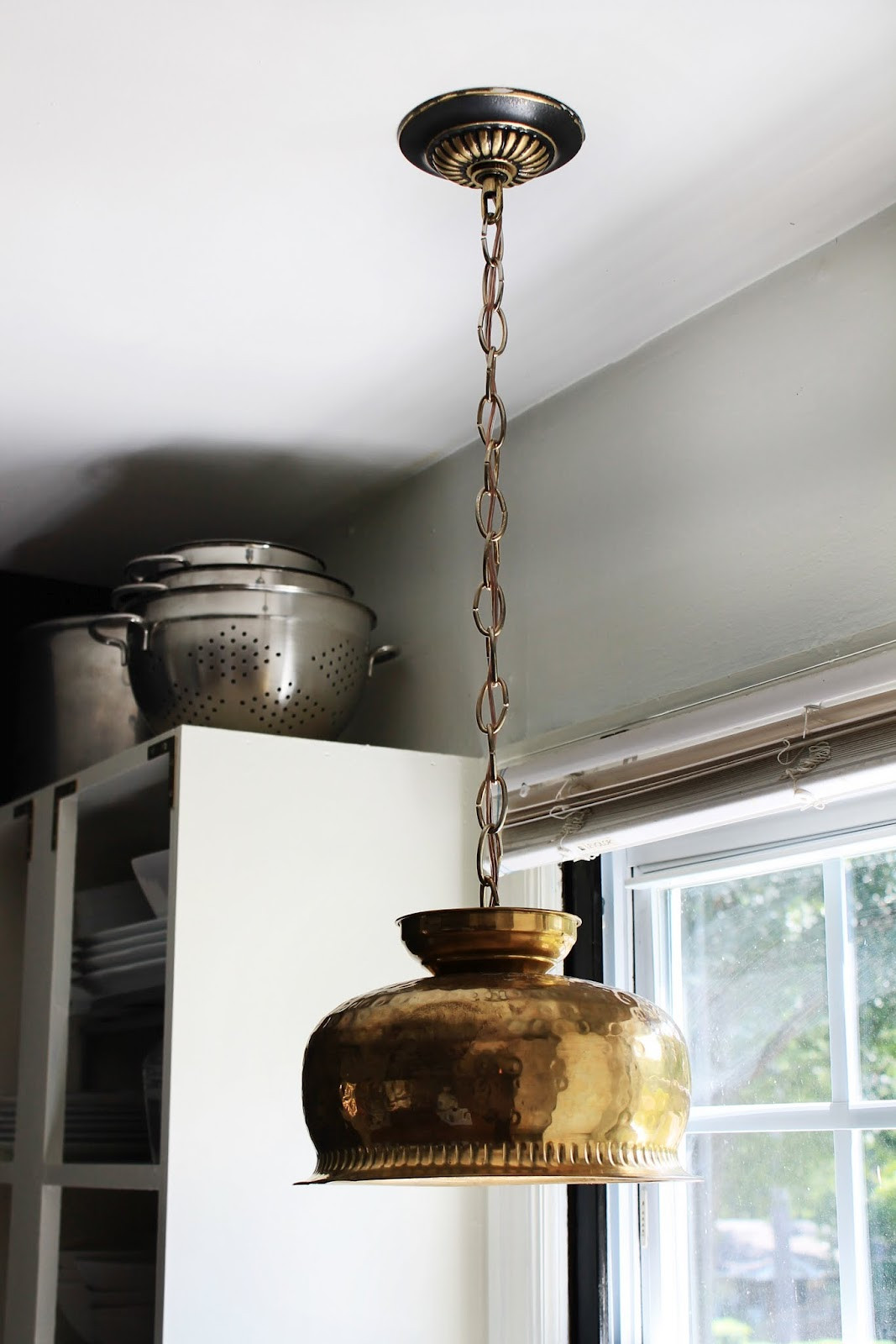 Best ideas about DIY Kitchen Lights
. Save or Pin hunted interior DIY Brass Bowl Pendant Kitchen Sneak Peek Now.