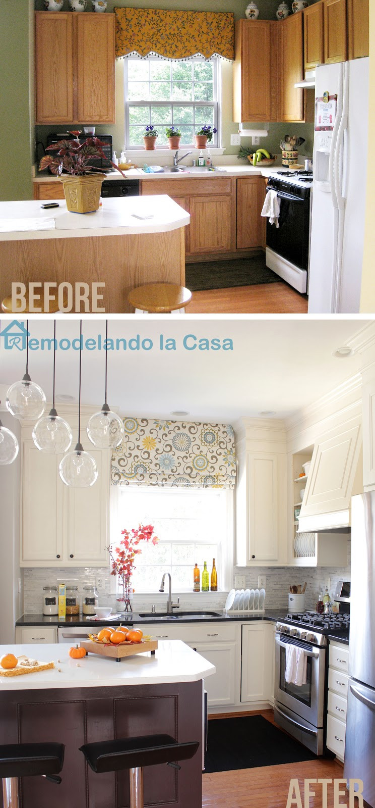 Best ideas about DIY Kitchen On A Budget
. Save or Pin Kitchen Makeover Remodelando la Casa Now.