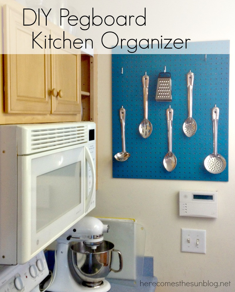 Best ideas about DIY Kitchen Organizer
. Save or Pin DIY Pegboard Kitchen Organizer Now.
