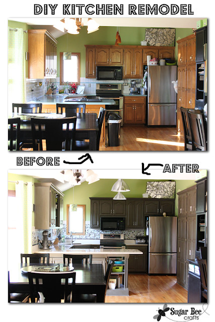 Best ideas about DIY Kitchen Remodel
. Save or Pin DIY Kitchen Remodel the BIG REVEAL Sugar Bee Crafts Now.