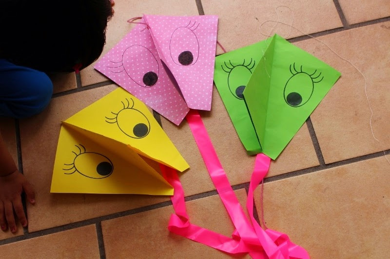Best ideas about DIY Kite For Kids
. Save or Pin Life s little treasures DIY Kite Kids craft Now.