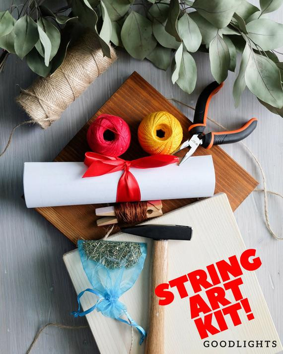 Best ideas about DIY Kits For Adults
. Save or Pin DIY string art kit for adults and kids high quality tools Now.